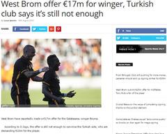  West Bromwich, Bruma için 17 milyon Euro teklif etti