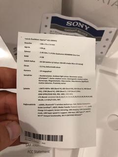 Sony Xperia XZ1 Satılık Temiz Full Kutu