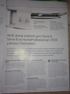 Bosh wAT 24480TR YENİ SERi 6? AKILLI dozaj sistemi