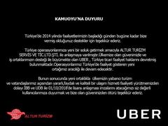 Altur Turizm Uber Turkiye'nin ticari haklarini devralmis
