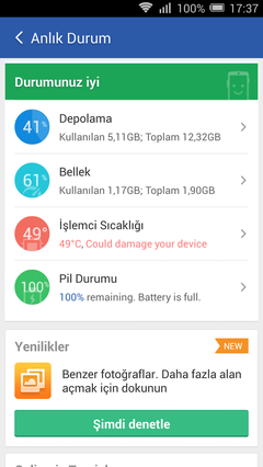  General Mobile discovery 2 Dokunmatik sorunu