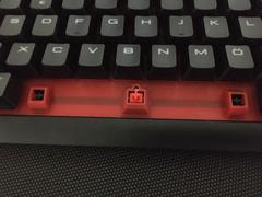Corsair K68 Red Space Bar çok hassas