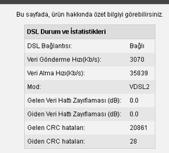 Turknet günde en az 3-4 defa dsl kopuyor