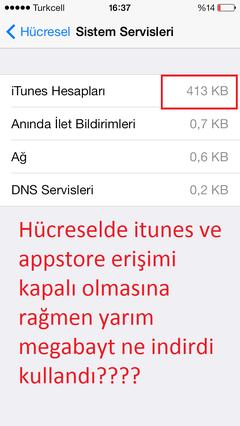  iPHONE ARKAPLANDA VERİ GÖNDERİYOR