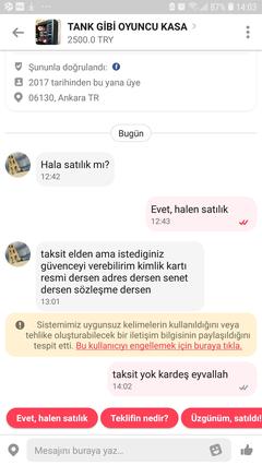 LETGO DA HİÇ BİR ŞEYİN SATILAMAMASI