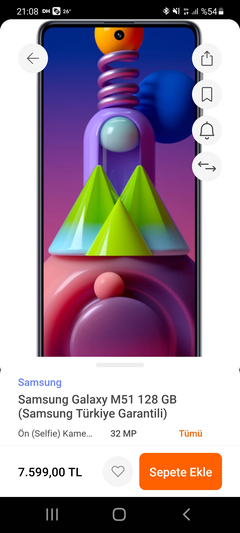 SAMSUNG GALAXY M51 [ANA KONU]