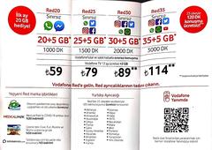 Vodafone red tarifelerinde bize özel her ay +5gb fırsatı