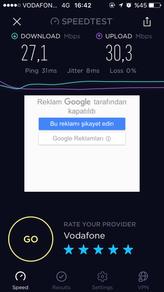 TÜM OPERATÖRLER 4,5G HIZ TESTİ [ANA KONU] 5G YE DOĞRU ADIM ADIM