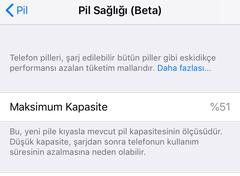 Pil Sağlığımızı paylaşıyoruz (iOS 11.3)