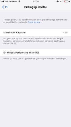 Pil Sağlığımızı paylaşıyoruz (iOS 11.3)