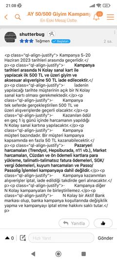 NKOLAY 50/500 Giyim Kampanyası [5-20 Haziran 2023]