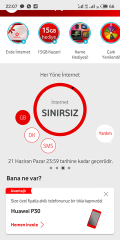 Vodafone Limitsiz Tarifeler! (ANA KONU)