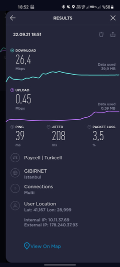 TÜRKİYE 4G/5G HIZ TESTİ HARİTASI