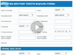  Star TV Big Brother Türkiye Başvuru için TIKLAYIN