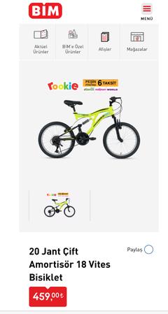 BİM, Rookie marka 20 jant bisiklet | DonanımHaber Forum