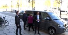 Almanya başbakanı Merkel’in makam arabası