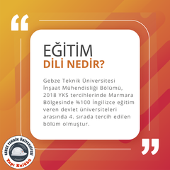 Gebze Teknik Üniversitesi İnşaat Mühendisliği