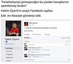  Hakim Ziyech Fenerbahçe ye Gitmeyeceğini söyledi.