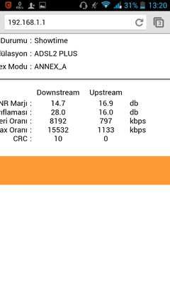  TTnet 16 mbit internetten 1 mb hız alıyorum