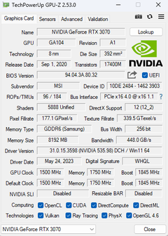 Msi Rtx 3070 Gaming Z Trio Farklı bios?