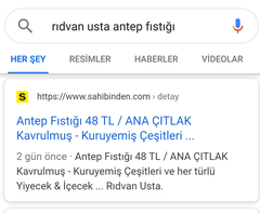Antep Fıstığı DOLANDIRICILIĞI-48 TL