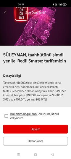 Vodafone Limitsiz Tarifeler! (ANA KONU)