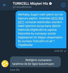 Nakil işlemi yaptım, sürekli farklı numaralar arıyor