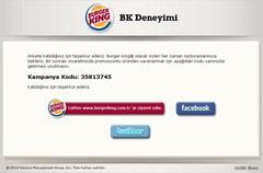  Burger King Deneyimi