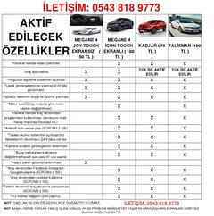 RENAULT GİZLİ ÖZELLİKLER