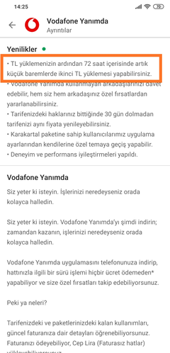 Vodafone Parça Kontör Yükleme Geldi | DonanımHaber Forum