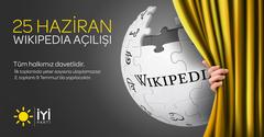 25 Haziran'da Wikipedia Açılıyor