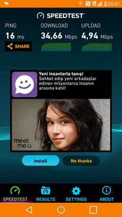 MOBİL İNTERNET HIZ TESTLERI PAYLAŞIMI [ANA KONU]