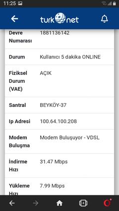 Türknet 35 mbps pakete geçemiyorum?
