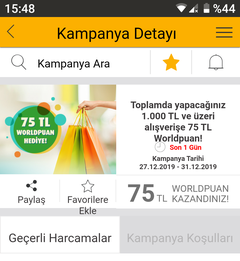 Vakıf k.kartı (27-31 Aralık) 1.000₺ alışverişe 75₺ puan