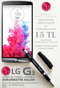 İSME ÖZEL G2-G3 DOKUNMATİK PDA KALEM FİYAT 15TL