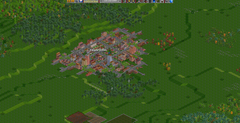 OpenTTD (Transport Tycoon) Büyük ölçekli Türkiye Haritası