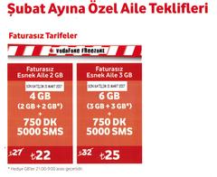 Vodafone Aile Faturalı - Faturasız - Şebeke içi Geçişlere özel [BİTTİ] |  DonanımHaber Forum