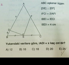 GEOMETRİ SORUSU ÇÖZÜMÜ