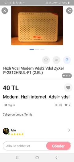 telekom için modem? 