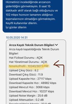 Türknet hız profil sorunları