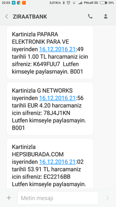  Ziraat Bank Kartımdan Haberim Olmadan İnternet Alışverişi Yapıldı ! [SS'li]