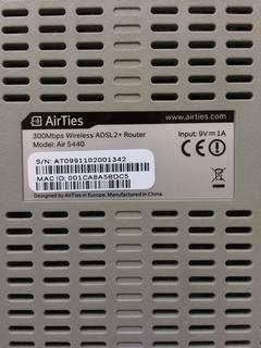 Airties 5440 ADSL2 Modem