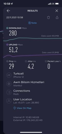 TÜRKİYE 4G/5G HIZ TESTİ HARİTASI