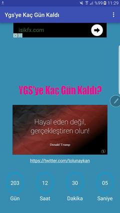  Ygs'ye Kaç Gün Kaldı (APP)