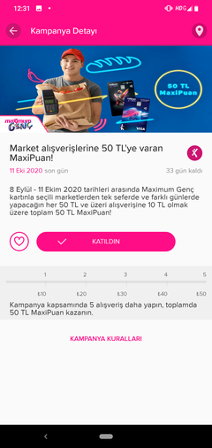 Maximum Genç Efsane Eylül Kampanyaları