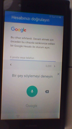 huawei p9 lite fabrika ayarlarına dönerken sorun