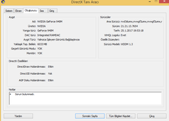 Ekran Kartı Monitöre Bağlı Gözükmüyor