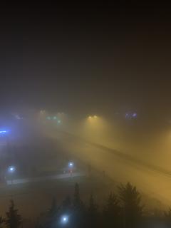 Artık sis farlarinizi açabilirsiniz! . Ankara'da Sis var. 