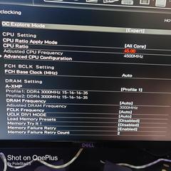 Ryzen 7 3800x i Msi x570a pro ile overclock etme (yardım)