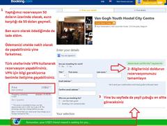 Booking.com 50 $'a kadar %50 indirim